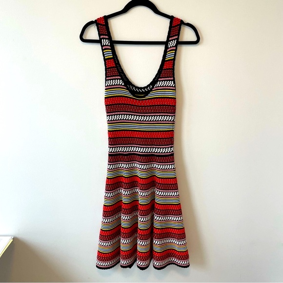 Ronny Kobo Striped Sleeveless Sweater Dress - Picture 2 of 8